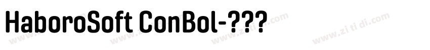 HaboroSoft ConBol字体转换 HaboroSoft ConBol字体转换